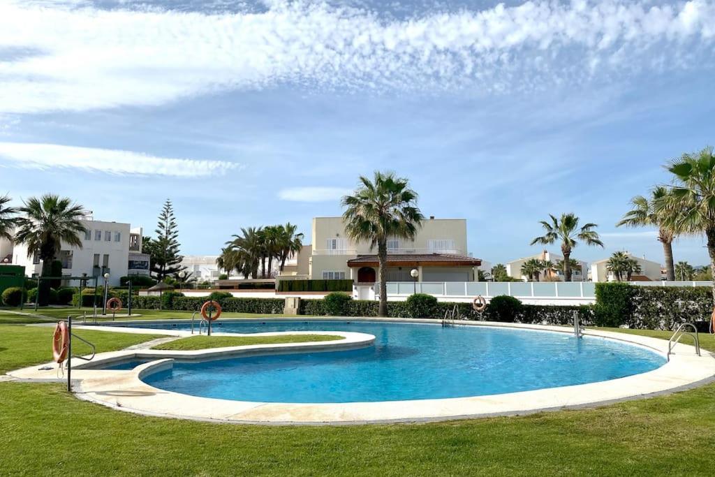 Atico Con Vistas Al Mar En Primera Linea De Playa Vera Exterior photo